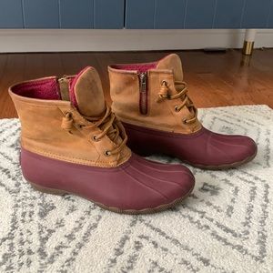 Sperry Saltwater Duck Boots. Size 7.